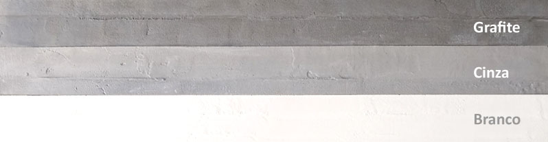 Cores Básicas Branco, Cinza e Grafite