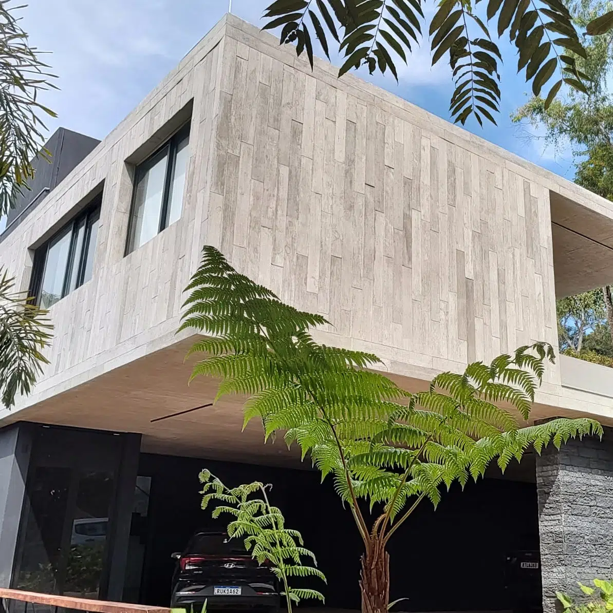 Ripas Concreto Abstrato 120 x15cm Cinza Natural casa AL